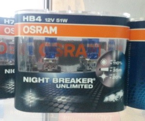 Галогенні лампи Osram Night Breaker Unlimited
